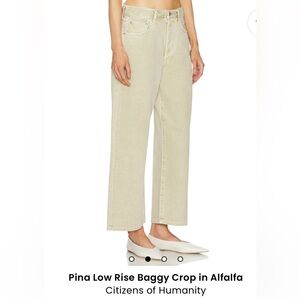 Citizens of Humanity Alfalfa Baggy Crop Pants
